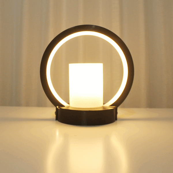 Lunite Eclipse Dual Light Table Lamp - Image 3