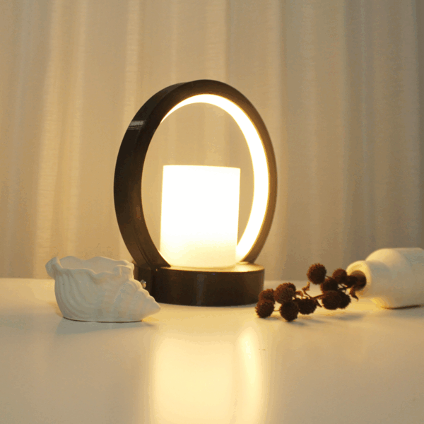Lunite Eclipse Dual Light Table Lamp - Image 7