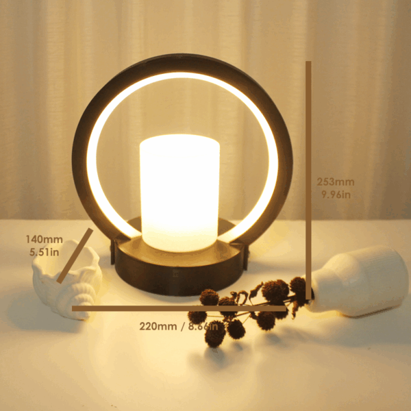 Lunite Eclipse Dual Light Table Lamp - Image 9