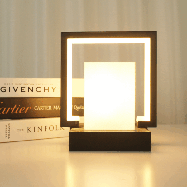 Lunite Cubic Dual Light Table Lamp