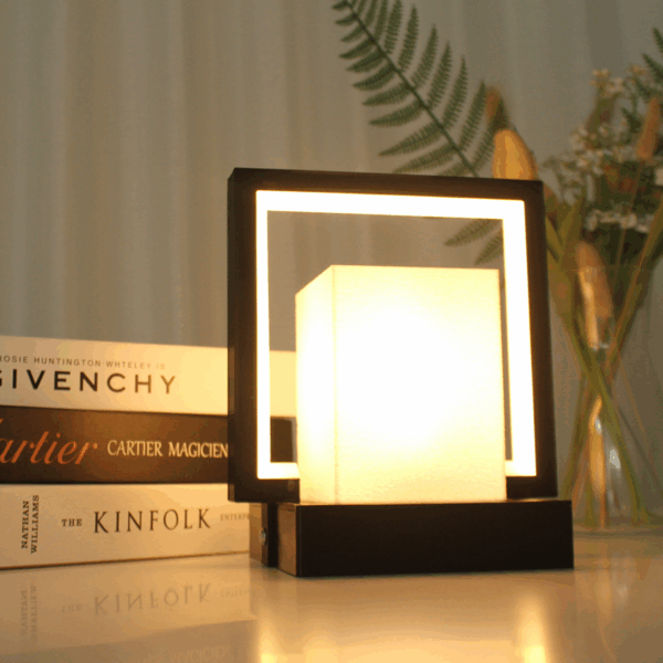 Lunite Cubic Dual Light Table Lamp - Image 3