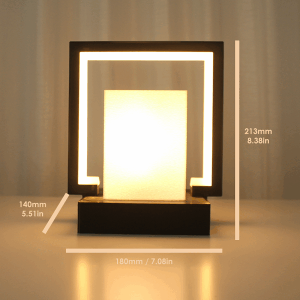 Lunite Cubic Dual Light Table Lamp - Image 8